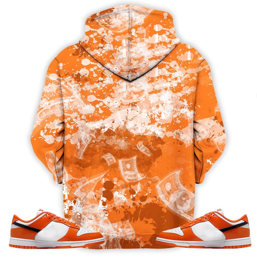 Started From The Bottom Sneaker Shirt Match Dunk Low Orange Black, Dunk Low Patent Halloween Hoodie Sweatshirt Tee All Over Print MKO Shirt
