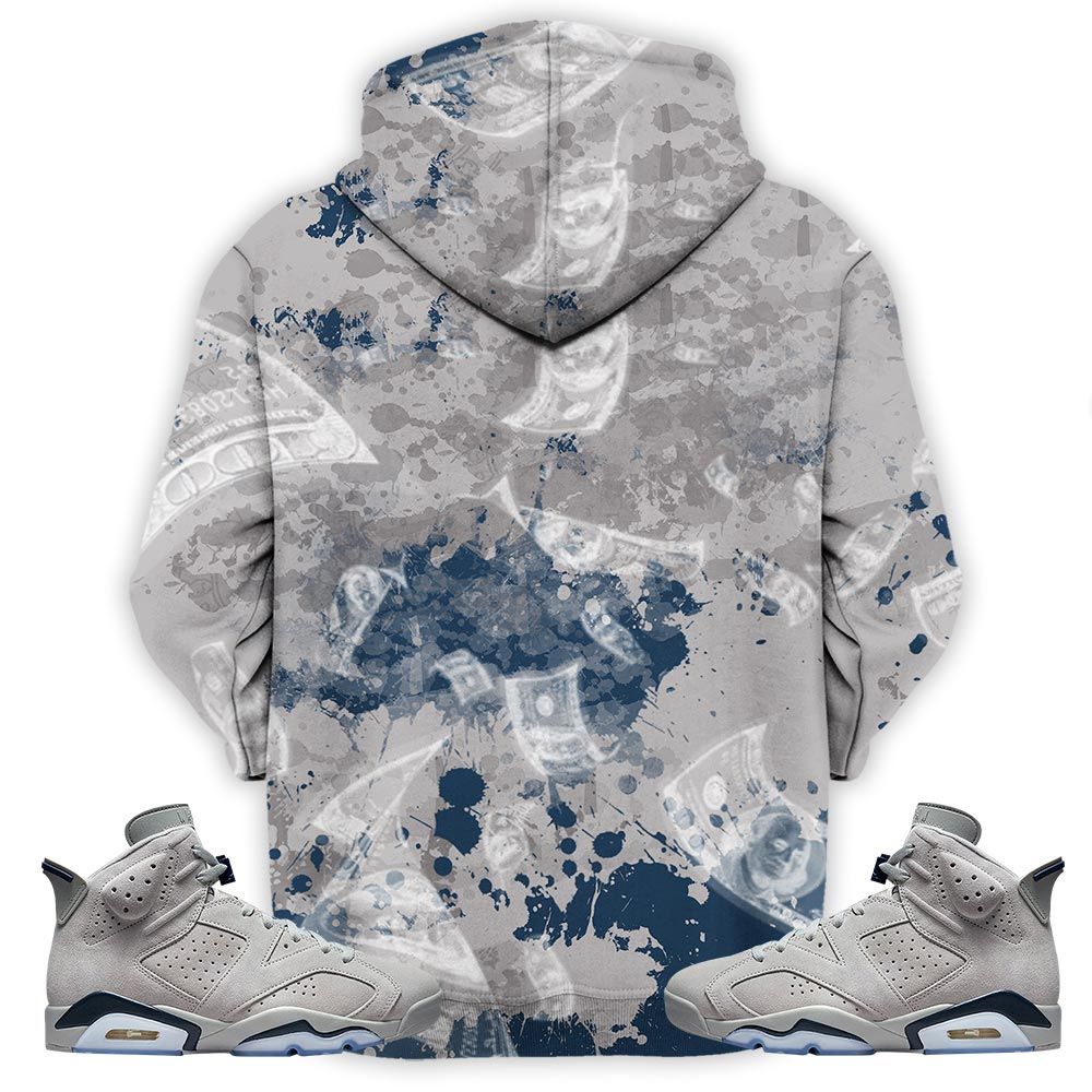 Started From The Bottom Sneaker Shirt Match Georgetown 6S, Jordan 6 Retro Georgetown Hoodie Sweatshirt Tee All Over Print MKO Shirt