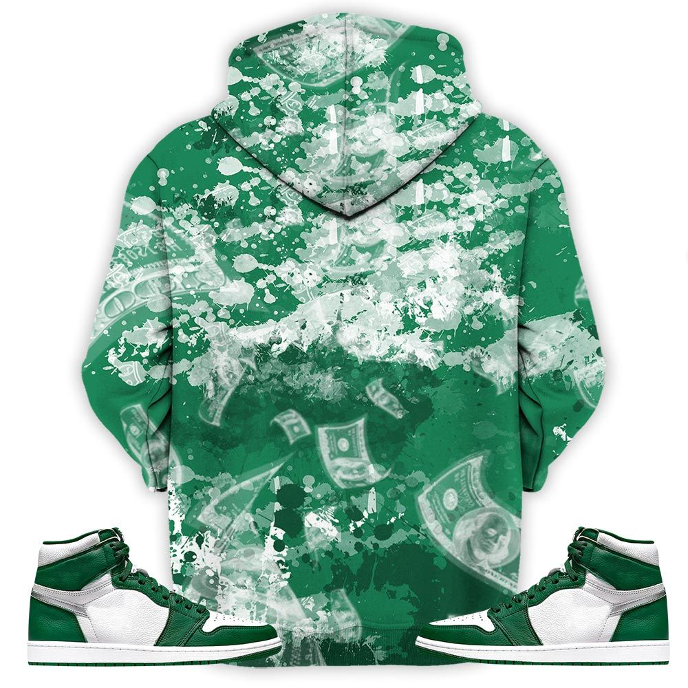 Started From The Bottom Sneaker Shirt Match High Gorge Green 1S, Jordan 1 Retro High Gorge Green Hoodie Sweatshirt Tee All Over Print MKO Shirt