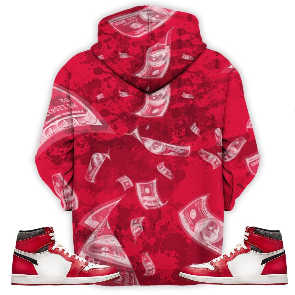 Started From The Bottom Sneaker Shirt Match High Og Chicago 1S, Jordan 1 Lost Found Chicago Hoodie Sweatshirt Tee All Over Print MKO Shirt