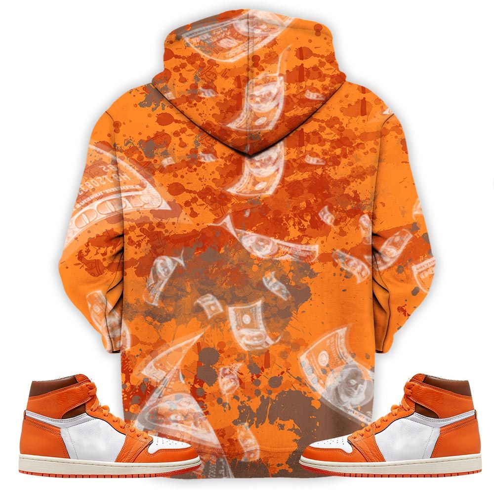 Started From The Bottom Sneaker Shirt Match High Og Starfish 1S, Jordan 1 Retro High Og Starfish Hoodie Sweatshirt Tee All Over Print MKO Shirt