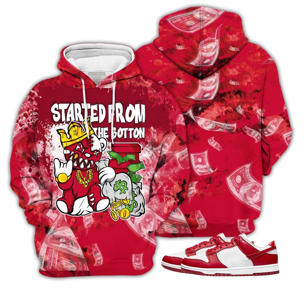 Started From The Bottom Sneaker Shirt Match Next Nature White Gym Red, Dunk Low Gym Red Hoodie Sweatshirt Tee All Over Print MKO Shirt Started From The Bottom Sneaker Shirt Match Next Nature White Gym Red, Dunk Low Gym Red Hoodie Sweatshirt Tee All Over Print MKO Shirt