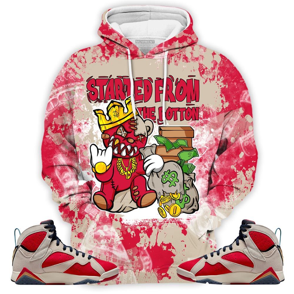 Started From The Bottom Sneaker Shirt Match Trophy Room 7S, Jordan 7 Trophy Room Hoodie Sweatshirt Tee All Over Print MKO Shirt Started From The Bottom Sneaker Shirt Match Trophy Room 7S, Jordan 7 Trophy Room Hoodie Sweatshirt Tee All Over Print MKO Shirt
