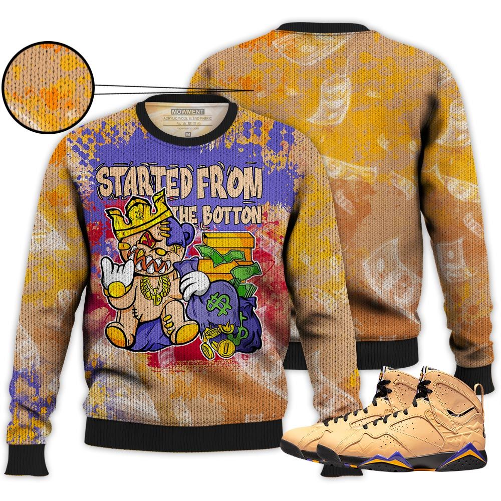 Started From The Bottom Sneaker Shirt Match Vachetta Tan 7S, Jordan 7 Se Afrobeats Hoodie Sweatshirt Tee All Over Print MKO Shirt Started From The Bottom Sneaker Shirt Match Vachetta Tan 7S, Jordan 7 Se Afrobeats Hoodie Sweatshirt Tee All Over Print MKO Shirt