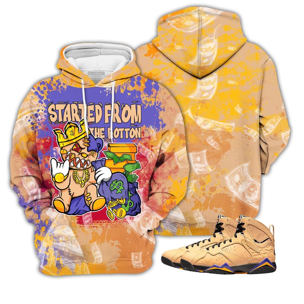Started From The Bottom Sneaker Shirt Match Vachetta Tan 7S, Jordan 7 Se Afrobeats Hoodie Sweatshirt Tee All Over Print MKO Shirt Started From The Bottom Sneaker Shirt Match Vachetta Tan 7S, Jordan 7 Se Afrobeats Hoodie Sweatshirt Tee All Over Print MKO Shirt