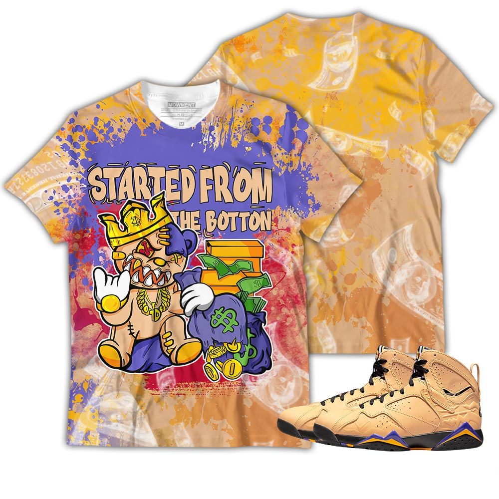 Started From The Bottom Sneaker Shirt Match Vachetta Tan 7S, Jordan 7 Se Afrobeats Hoodie Sweatshirt Tee All Over Print MKO Shirt Started From The Bottom Sneaker Shirt Match Vachetta Tan 7S, Jordan 7 Se Afrobeats Hoodie Sweatshirt Tee All Over Print MKO Shirt