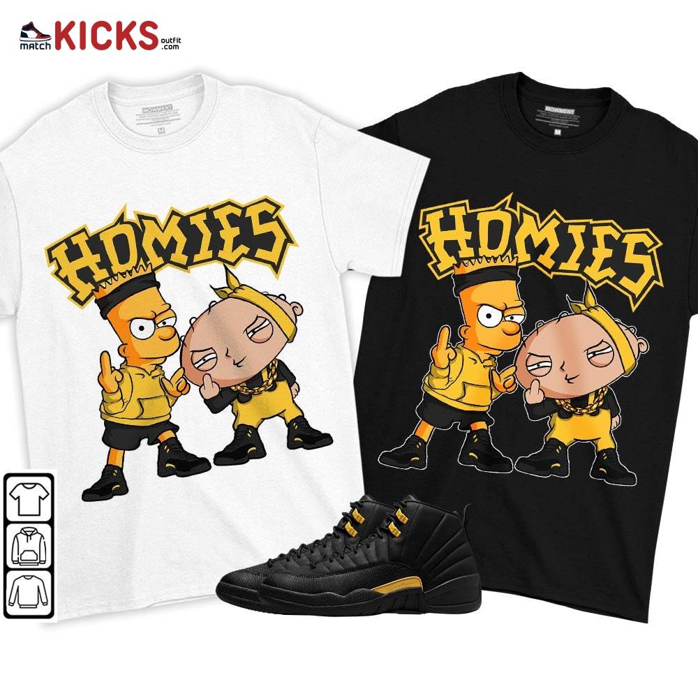 Stewie Homie Sneaker Shirt Match Black Taxi 12s, Jordan 12 Retro Black Taxi MKO T-Shirt Stewie Homie Sneaker Shirt Match Black Taxi 12s, Jordan 12 Retro Black Taxi MKO T-Shirt