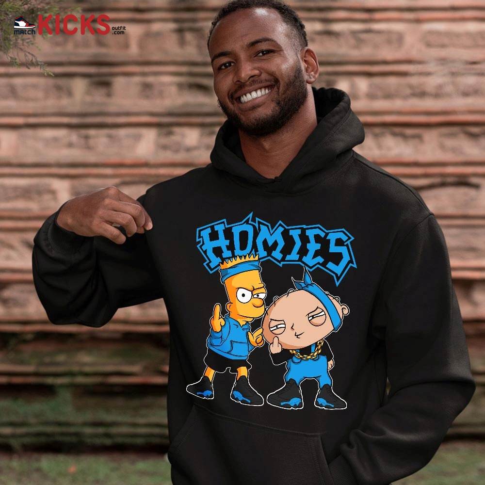 Stewie Homie Sneaker Shirt Match Black University Blue 13s, Jordan 13 Black University Blue 2022 MKO T-Shirt Stewie Homie Sneaker Shirt Match Black University Blue 13s, Jordan 13 Black University Blue 2022 MKO T-Shirt