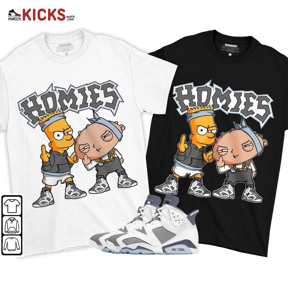Stewie Homie Sneaker Shirt Match Retro Cool Grey 6s, Jordan 6 Cool Grey MKO T-Shirt Stewie Homie Sneaker Shirt Match Retro Cool Grey 6s, Jordan 6 Cool Grey MKO T-Shirt