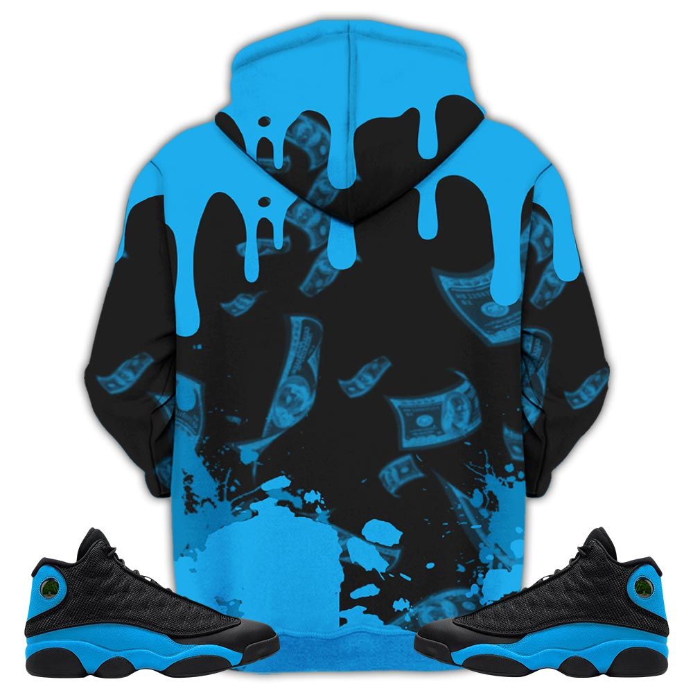 Stewie Trust No One Sneaker Shirt Match Black University Blue 13S, Jordan 13 Black University Blue 2022 Hoodie Sweatshirt Tee All Over Print MKO Shirt