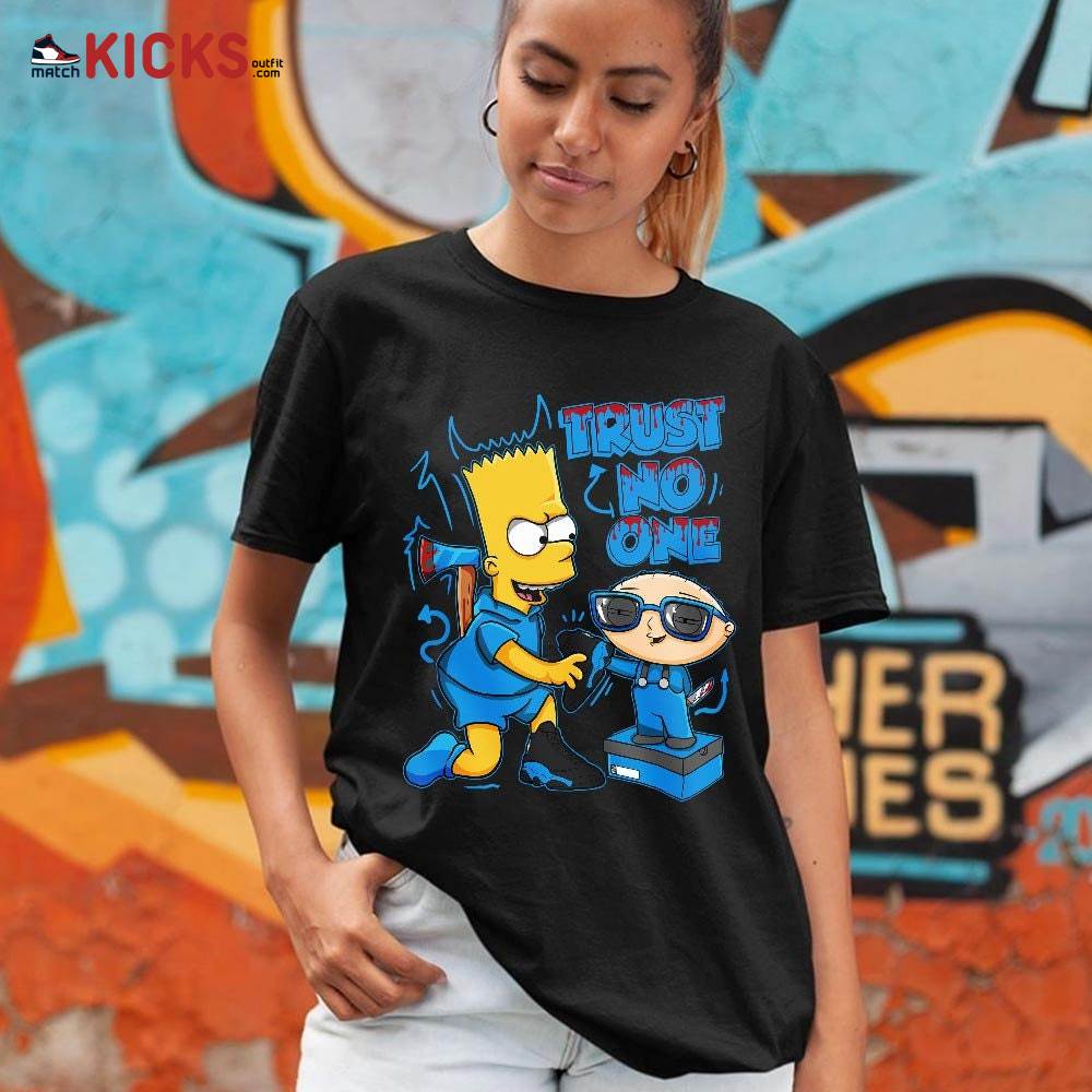 Stewie Trust No One Sneaker Shirt Match Black University Blue 13s, Jordan 13 Black University Blue 2022 MKO Hoodie Stewie Trust No One Sneaker Shirt Match Black University Blue 13s, Jordan 13 Black University Blue 2022 MKO Hoodie