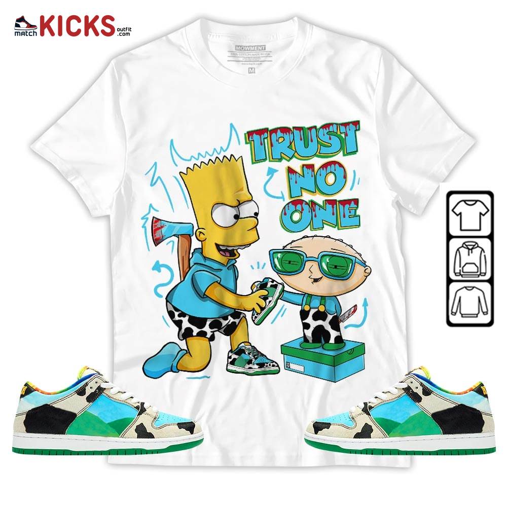 Stewie Trust No One Sneaker Shirt Match Chunky Dunky, SB Dunk Chunky Dunky MKO T-Shirt