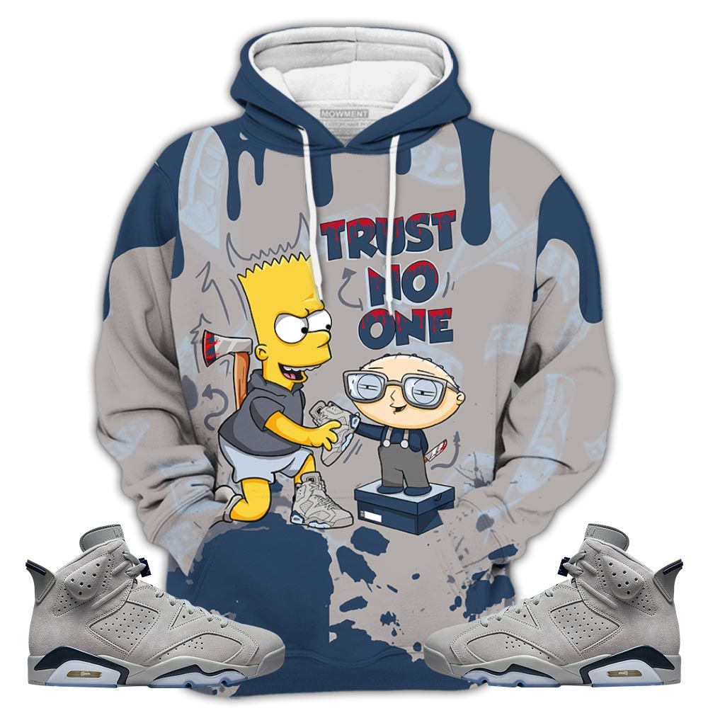 Stewie Trust No One Sneaker Shirt Match Georgetown 6S, Jordan 6 Retro Georgetown Hoodie Sweatshirt Tee All Over Print MKO Shirt Stewie Trust No One Sneaker Shirt Match Georgetown 6S, Jordan 6 Retro Georgetown Hoodie Sweatshirt Tee All Over Print MKO Shirt