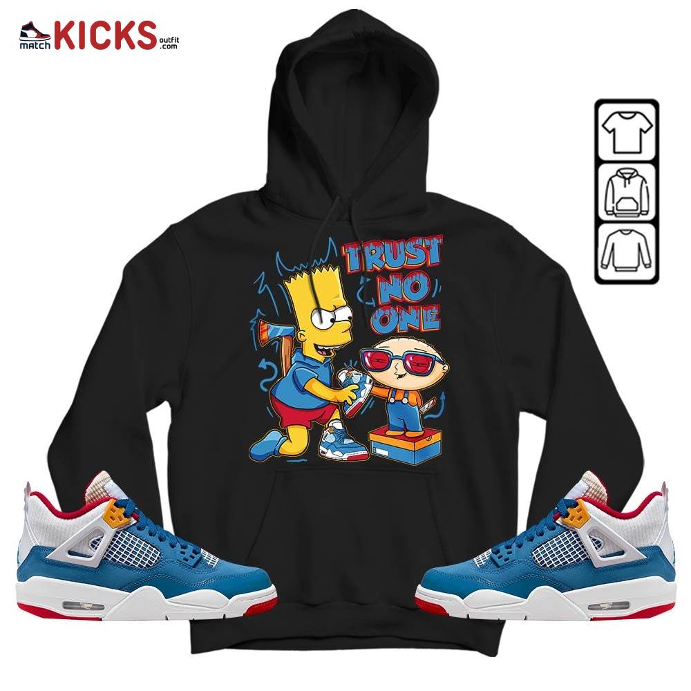 Stewie Trust No One Sneaker Shirt Match Messy Room 4s, Jordan 4 GS Messy Room MKO T-Shirt Stewie Trust No One Sneaker Shirt Match Messy Room 4s, Jordan 4 GS Messy Room MKO T-Shirt