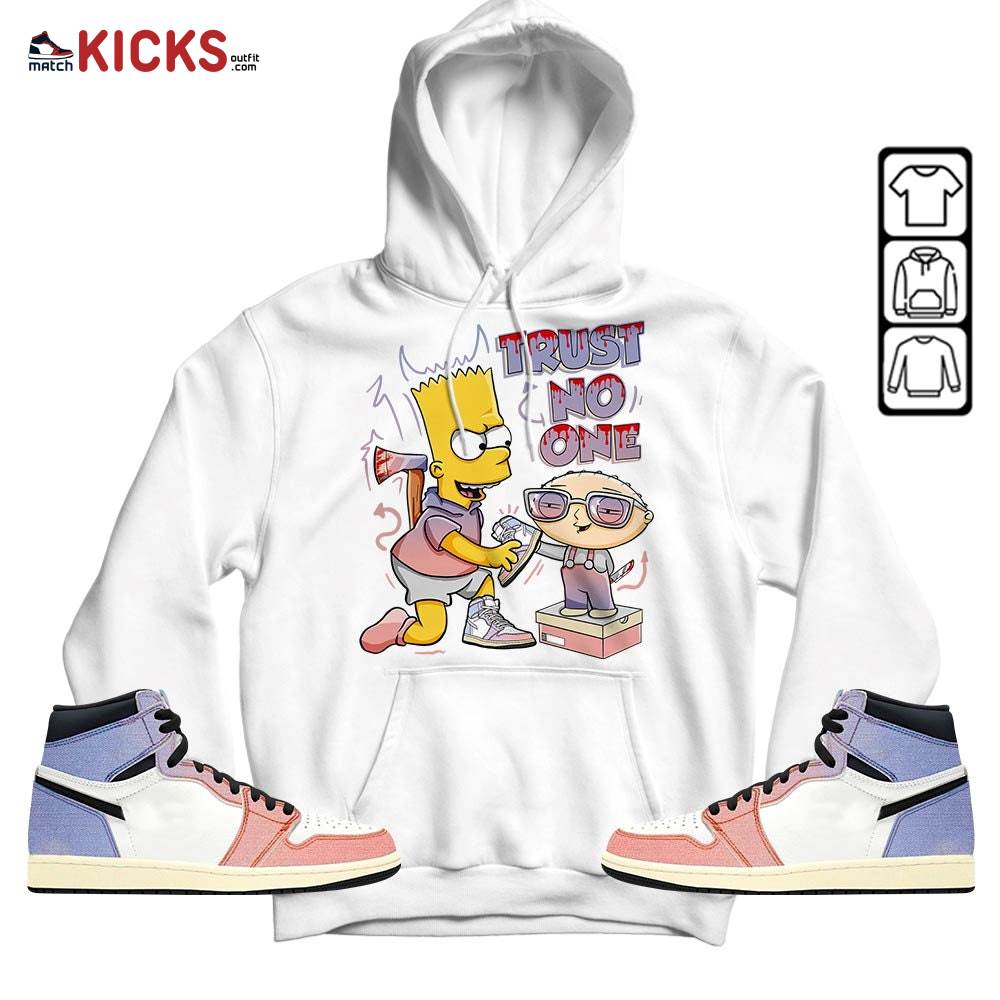 Stewie Trust No One Sneaker Shirt Match Retro Skyline 1s, Jordan 1 High OG Skyline MKO Hoodie Stewie Trust No One Sneaker Shirt Match Retro Skyline 1s, Jordan 1 High OG Skyline MKO Hoodie