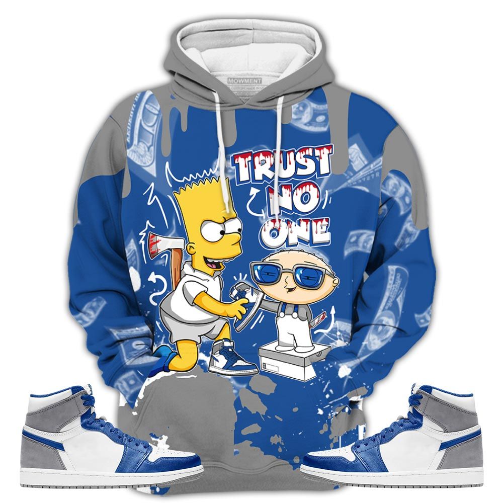 Stewie Trust No One Sneaker Shirt Match True Blue 1S, Jordan 1 High Og True Blue Hoodie Sweatshirt Tee All Over Print MKO Shirt Stewie Trust No One Sneaker Shirt Match True Blue 1S, Jordan 1 High Og True Blue Hoodie Sweatshirt Tee All Over Print MKO Shirt