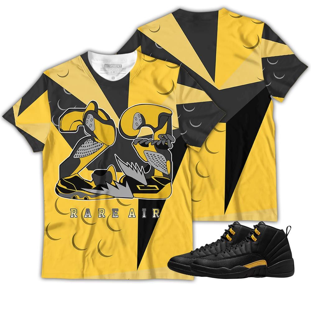 Streetwear 23 Rare Air Sneaker Shirt Match Black Taxi 12S, Jordan 12 Retro Black Taxi Hoodie Sweatshirt Tee All Over Print MKO Shirt Streetwear 23 Rare Air Sneaker Shirt Match Black Taxi 12S, Jordan 12 Retro Black Taxi Hoodie Sweatshirt Tee All Over Print MKO Shirt