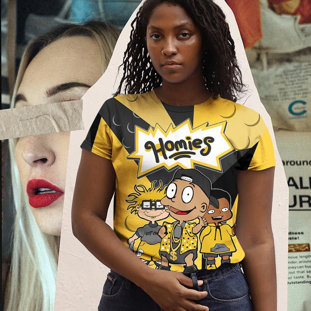 Streetwear Cartoon 90S Homies Sneaker Shirt Match Black Taxi 12S, Jordan 12 Retro Black Taxi Hoodie Sweatshirt Tee All Over Print MKO Shirt Streetwear Cartoon 90S Homies Sneaker Shirt Match Black Taxi 12S, Jordan 12 Retro Black Taxi Hoodie Sweatshirt Tee All Over Print MKO Shirt