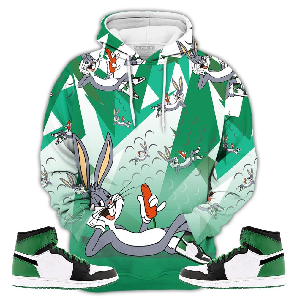 Streetwear Funny Bunny Shoes Sneaker Shirt Match Lucky Green 1S, Jordan 1 Lucky Green Hoodie Sweatshirt Tee All Over Print MKO Shirt Streetwear Funny Bunny Shoes Sneaker Shirt Match Lucky Green 1S, Jordan 1 Lucky Green Hoodie Sweatshirt Tee All Over Print MKO Shirt