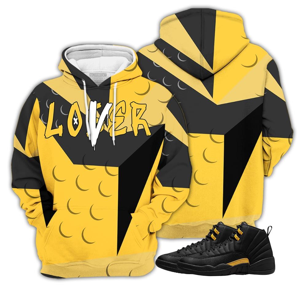 Streetwear Loser Lover Drip Sneaker Shirt Match Black Taxi 12S, Jordan 12 Retro Black Taxi Hoodie Sweatshirt Tee All Over Print MKO Shirt Streetwear Loser Lover Drip Sneaker Shirt Match Black Taxi 12S, Jordan 12 Retro Black Taxi Hoodie Sweatshirt Tee All Over Print MKO Shirt