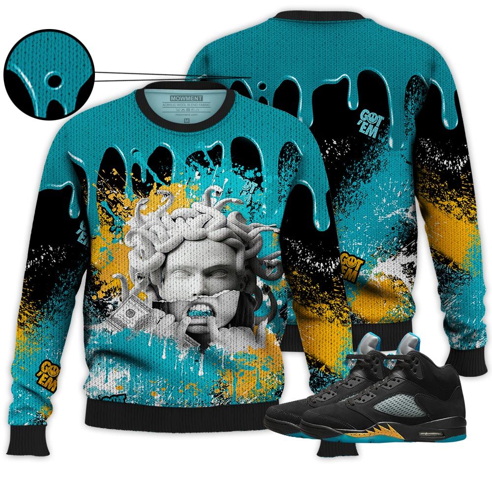 Streetwear Money Talk Got Em Sneaker Shirt Match 2023 Retro Aqua 5S, Jordan 5 Aqua Hoodie Sweatshirt Tee All Over Print MKO Shirt Streetwear Money Talk Got Em Sneaker Shirt Match 2023 Retro Aqua 5S, Jordan 5 Aqua Hoodie Sweatshirt Tee All Over Print MKO Shirt