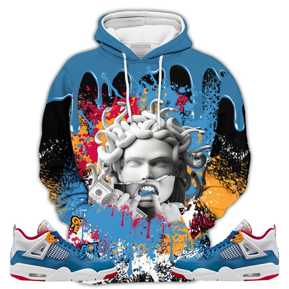 Streetwear Money Talk Got Em Sneaker Shirt Match Retro Messy Room 4S, Jordan 4 Gs Messy Room Hoodie Sweatshirt Tee All Over Print MKO Shirt
