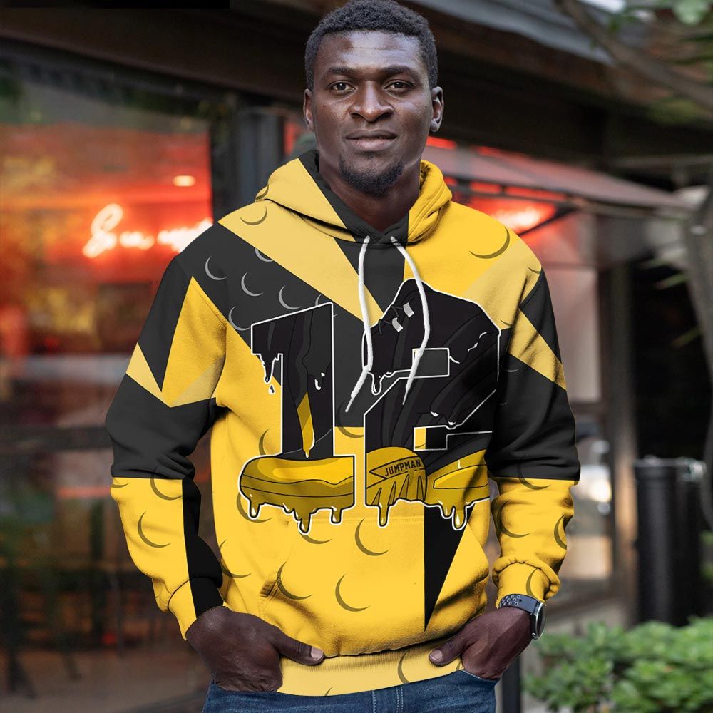 Streetwear Number 12 Sneaker Shirt Match Black Taxi 12S, Jordan 12 Retro Black Taxi Hoodie Sweatshirt Tee All Over Print MKO Shirt Streetwear Number 12 Sneaker Shirt Match Black Taxi 12S, Jordan 12 Retro Black Taxi Hoodie Sweatshirt Tee All Over Print MKO Shirt