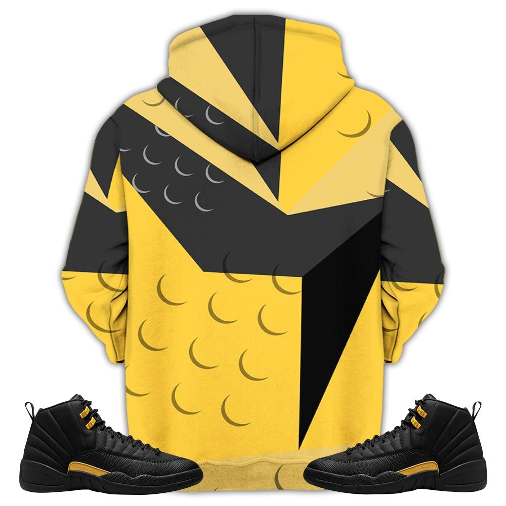 Streetwear Rag 2 Riches Number 12 Sneaker Shirt Match Black Taxi 12S, Jordan 12 Retro Black Taxi Hoodie Sweatshirt Tee All Over Print MKO Shirt
