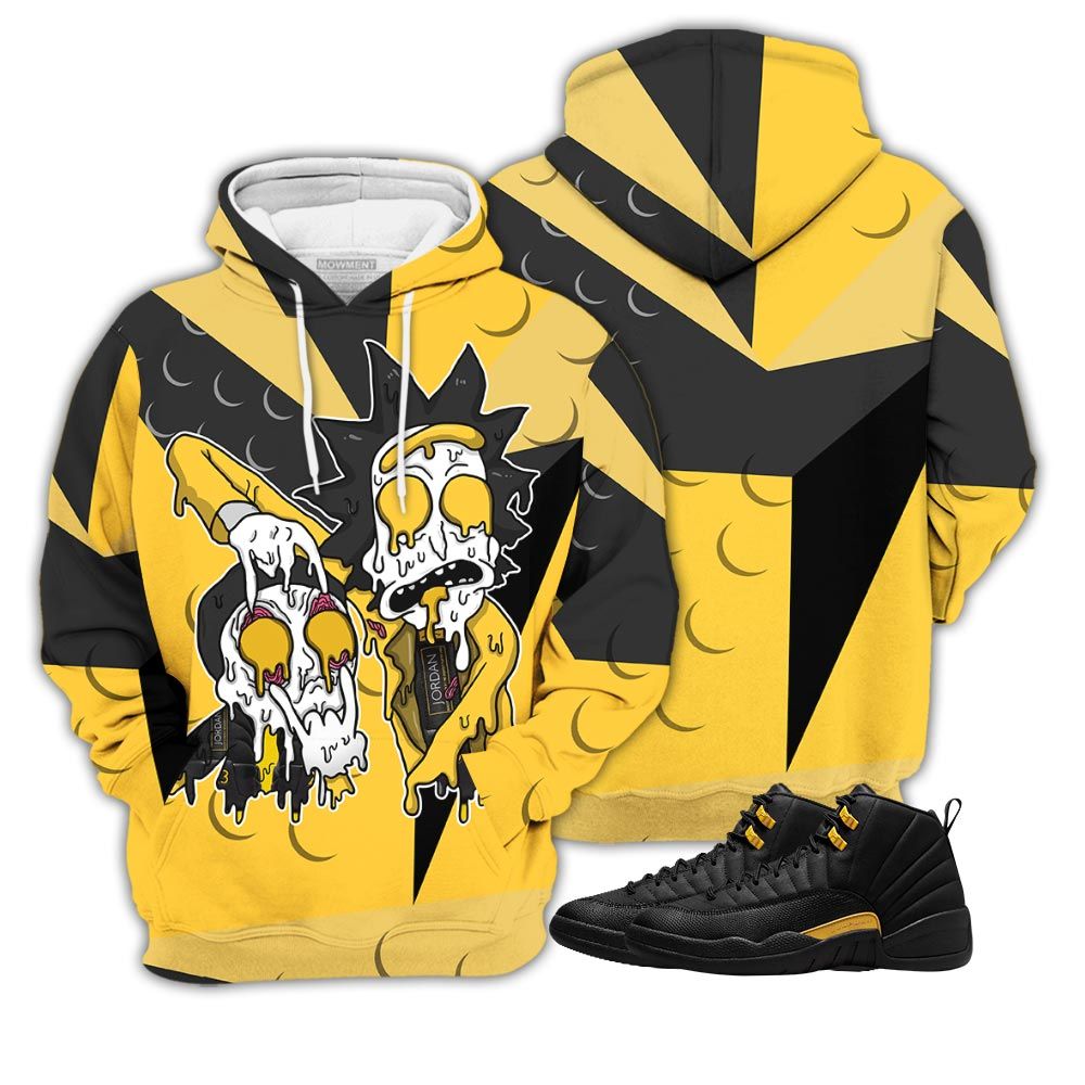 Streetwear Rick And Drip Sneaker Shirt Match Black Taxi 12S, Jordan 12 Retro Black Taxi Hoodie Sweatshirt Tee All Over Print MKO Shirt Streetwear Rick And Drip Sneaker Shirt Match Black Taxi 12S, Jordan 12 Retro Black Taxi Hoodie Sweatshirt Tee All Over Print MKO Shirt