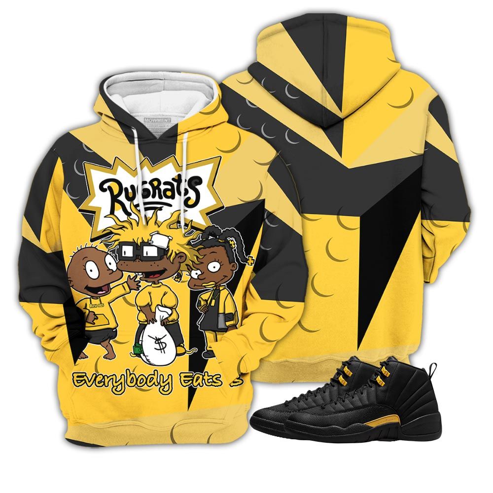 Streetwear Rugrats Everybody Eats B Sneaker Shirt Match Black Taxi 12S, Jordan 12 Retro Black Taxi Hoodie Sweatshirt Tee All Over Print MKO Shirt Streetwear Rugrats Everybody Eats B Sneaker Shirt Match Black Taxi 12S, Jordan 12 Retro Black Taxi Hoodie Sweatshirt Tee All Over Print MKO Shirt