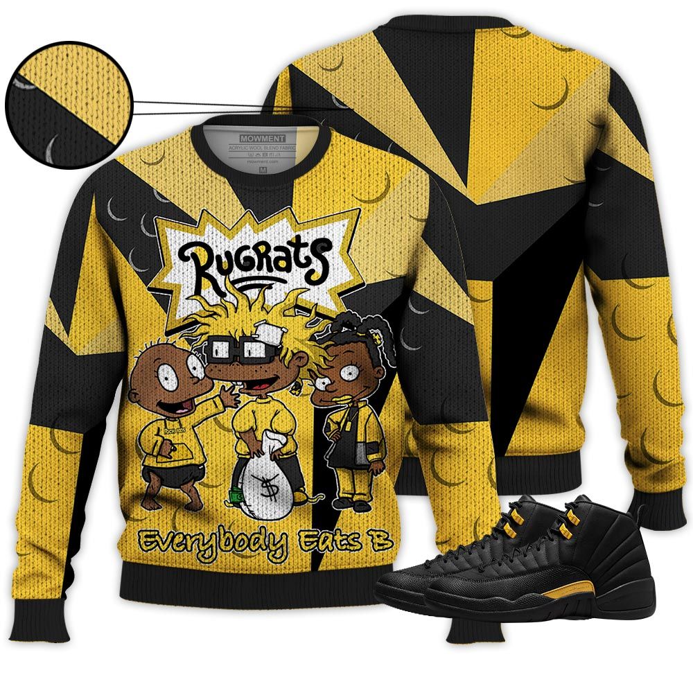 Streetwear Rugrats Everybody Eats B Sneaker Shirt Match Black Taxi 12S, Jordan 12 Retro Black Taxi Hoodie Sweatshirt Tee All Over Print MKO Shirt Streetwear Rugrats Everybody Eats B Sneaker Shirt Match Black Taxi 12S, Jordan 12 Retro Black Taxi Hoodie Sweatshirt Tee All Over Print MKO Shirt