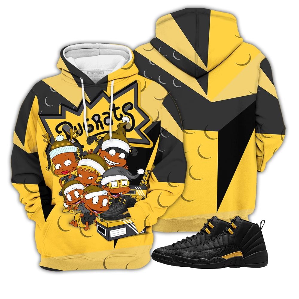 Streetwear Rugrats Kids Xmas Sneaker Shirt Match Black Taxi 12S, Jordan 12 Retro Black Taxi Hoodie Sweatshirt Tee All Over Print MKO Shirt Streetwear Rugrats Kids Xmas Sneaker Shirt Match Black Taxi 12S, Jordan 12 Retro Black Taxi Hoodie Sweatshirt Tee All Over Print MKO Shirt