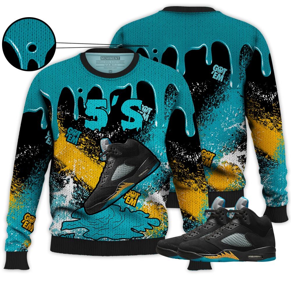 Streetwear Shoes Dripping Sneaker Shirt Match 2023 Retro Aqua 5S, Jordan 5 Aqua Hoodie Sweatshirt Tee All Over Print MKO Shirt Streetwear Shoes Dripping Sneaker Shirt Match 2023 Retro Aqua 5S, Jordan 5 Aqua Hoodie Sweatshirt Tee All Over Print MKO Shirt
