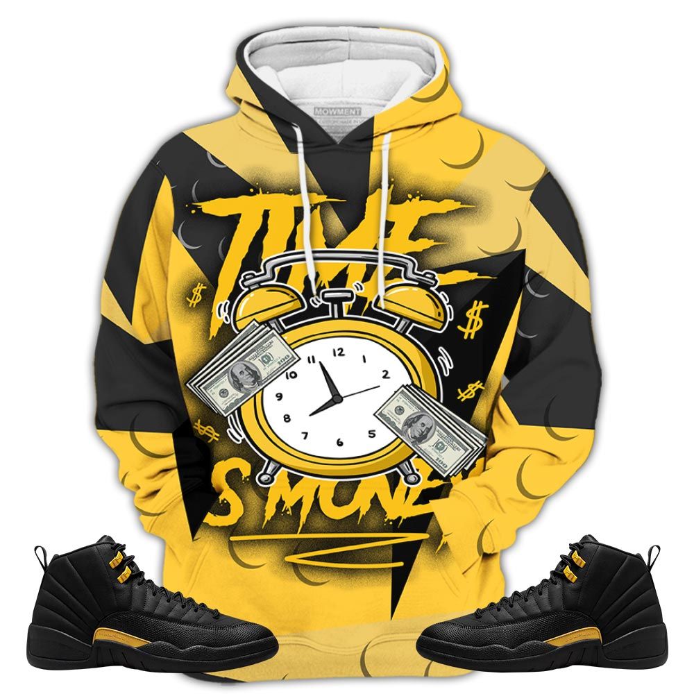 Streetwear Time Is Money Drip Sneaker Shirt Match Black Taxi 12S, Jordan 12 Retro Black Taxi Hoodie Sweatshirt Tee All Over Print MKO Shirt Streetwear Time Is Money Drip Sneaker Shirt Match Black Taxi 12S, Jordan 12 Retro Black Taxi Hoodie Sweatshirt Tee All Over Print MKO Shirt