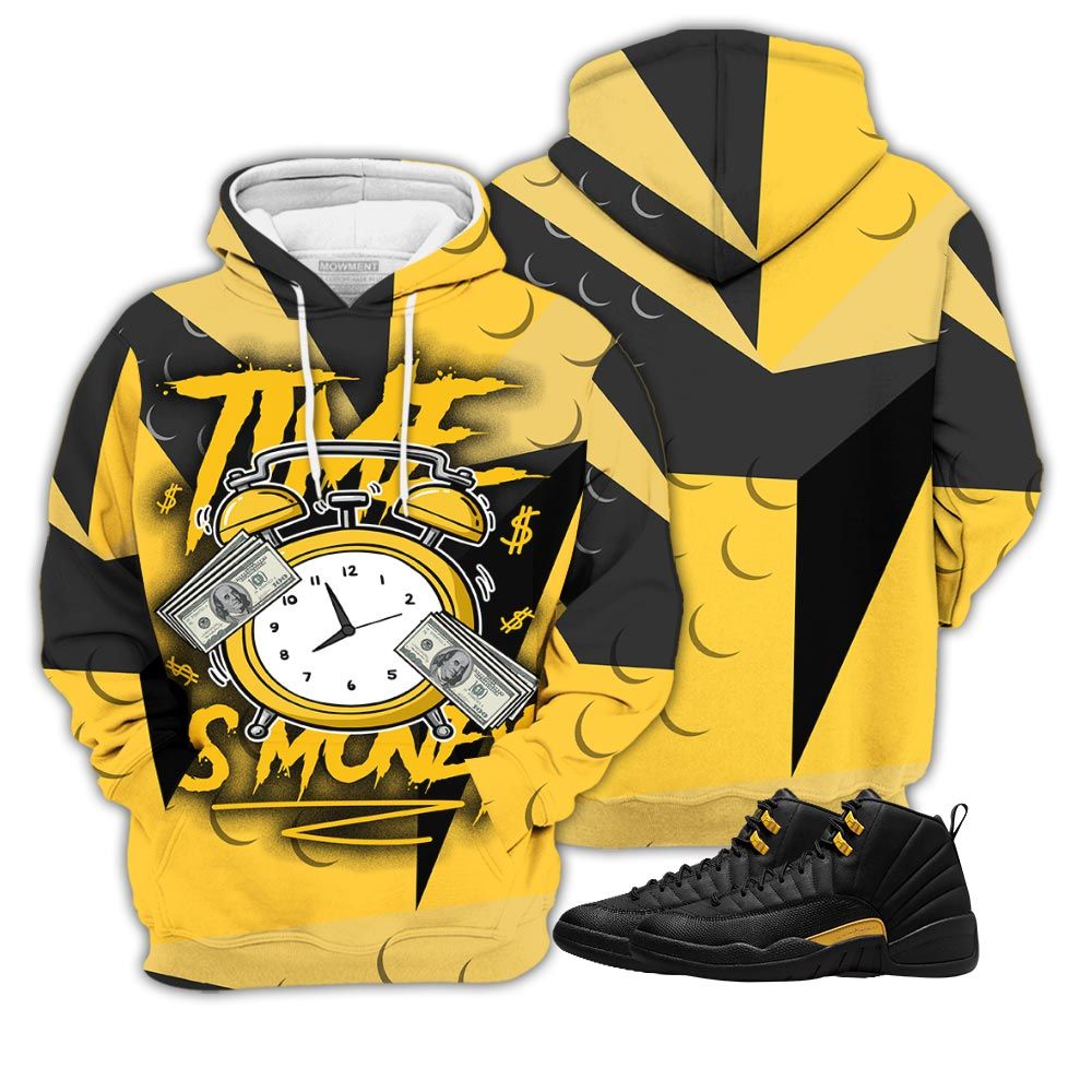 Streetwear Time Is Money Drip Sneaker Shirt Match Black Taxi 12S, Jordan 12 Retro Black Taxi Hoodie Sweatshirt Tee All Over Print MKO Shirt Streetwear Time Is Money Drip Sneaker Shirt Match Black Taxi 12S, Jordan 12 Retro Black Taxi Hoodie Sweatshirt Tee All Over Print MKO Shirt