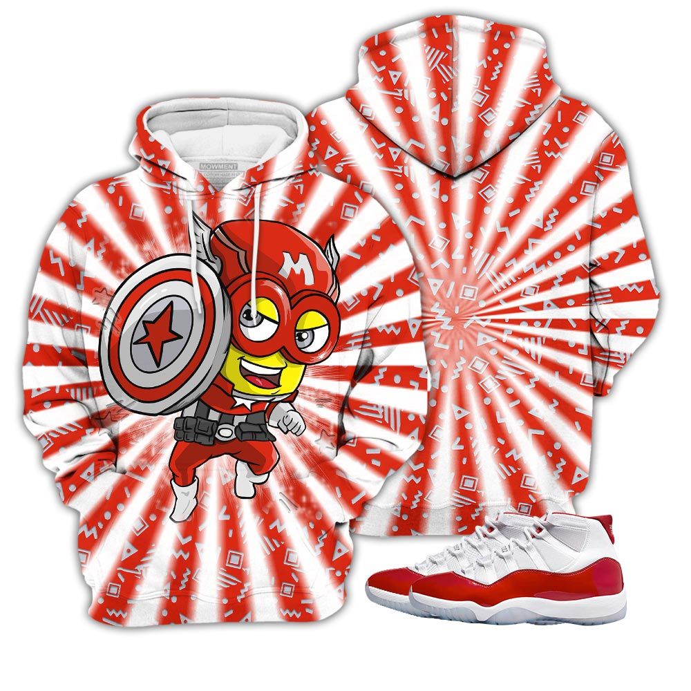 Super Hero American Drip Sneaker Shirt Match Cherry 11S, Jordan 11 Retro Cherry Hoodie Sweatshirt Tee All Over Print MKO Shirt Super Hero American Drip Sneaker Shirt Match Cherry 11S, Jordan 11 Retro Cherry Hoodie Sweatshirt Tee All Over Print MKO Shirt