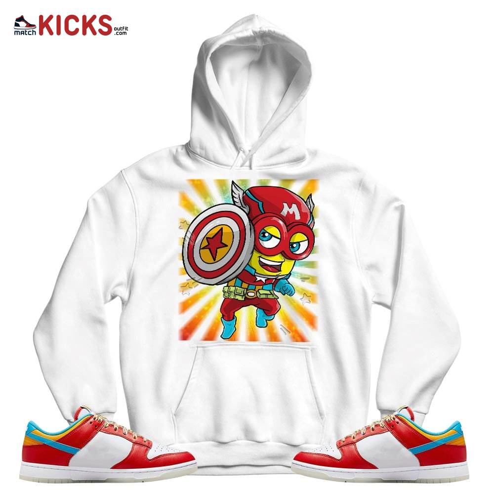 Super Hero American Drip Sneaker Shirt Match Fruity Pebbles Shoes, Dunk Low Fruity Pebbles MKO T-Shirt Super Hero American Drip Sneaker Shirt Match Fruity Pebbles Shoes, Dunk Low Fruity Pebbles MKO T-Shirt