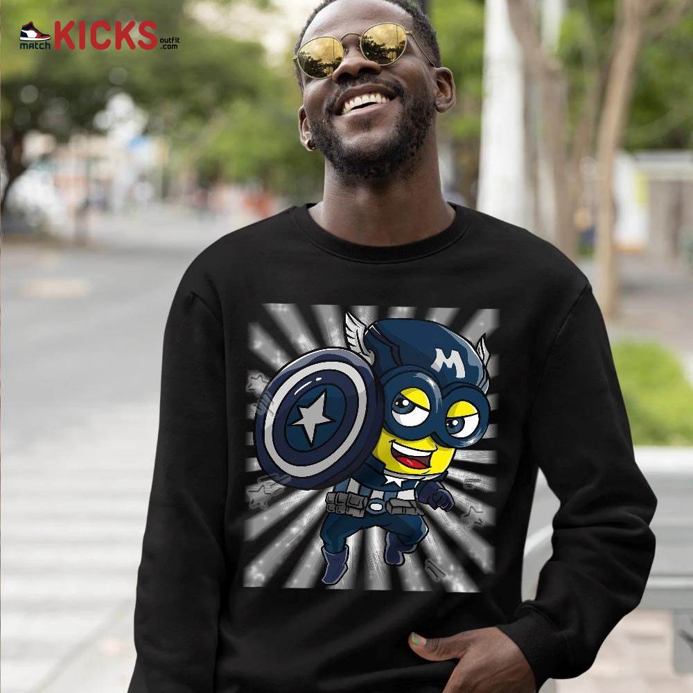 Super Hero American Drip Sneaker Shirt Match Midnight Navy 11s, Jordan 11 Retro Midnight Navy MKO T-Shirt Super Hero American Drip Sneaker Shirt Match Midnight Navy 11s, Jordan 11 Retro Midnight Navy MKO T-Shirt