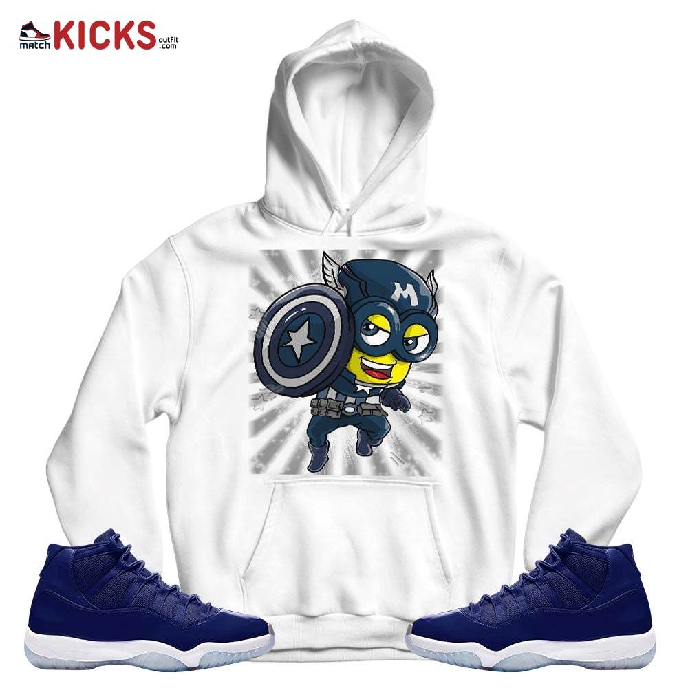 Super Hero American Drip Sneaker Shirt Match Midnight Navy 11s, Jordan 11 Retro Midnight Navy MKO T-Shirt Super Hero American Drip Sneaker Shirt Match Midnight Navy 11s, Jordan 11 Retro Midnight Navy MKO T-Shirt