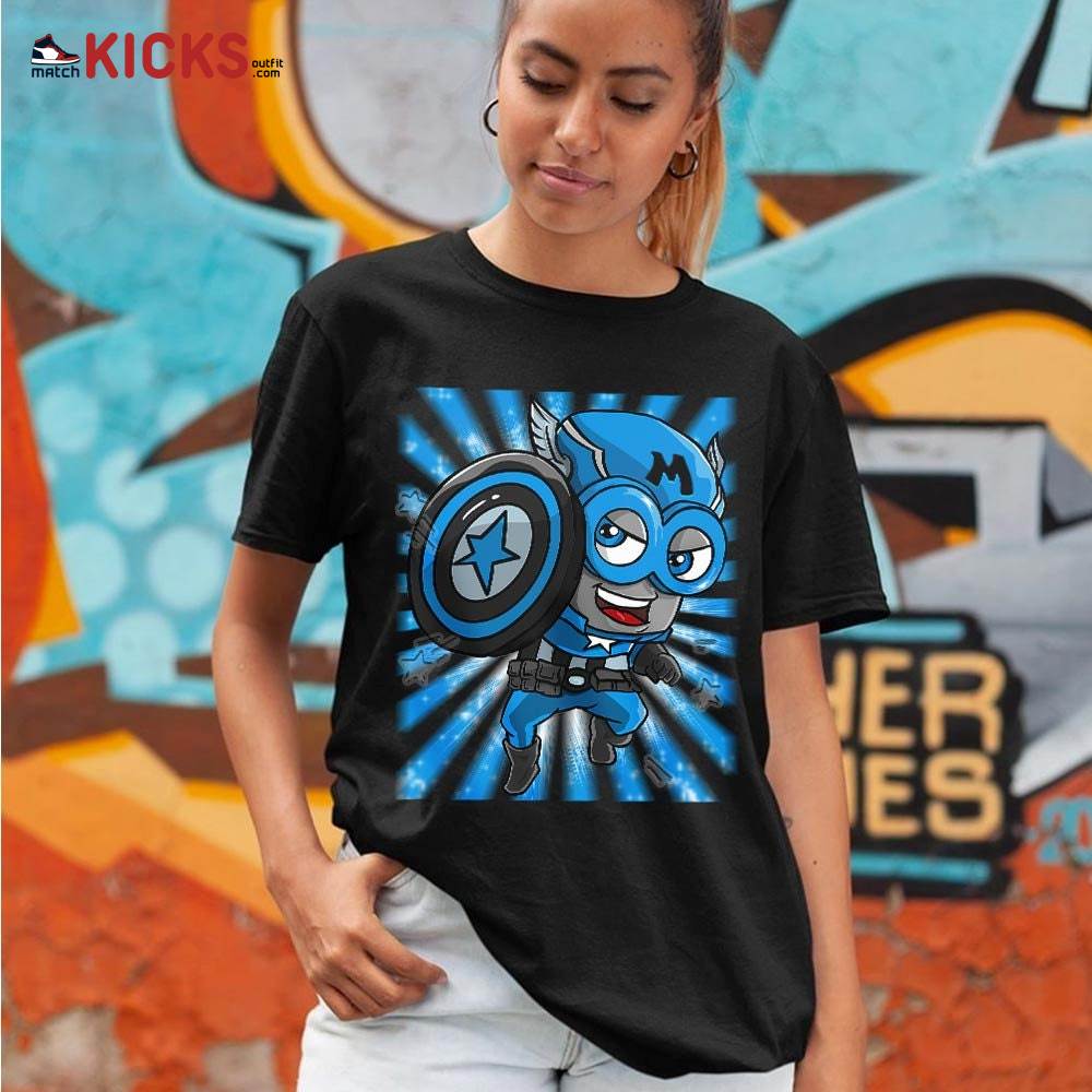 SuperHero American Drip Sneaker Shirt Match Black University Blue 13s, Jordan 13 Black University Blue 2022 MKO T-Shirt SuperHero American Drip Sneaker Shirt Match Black University Blue 13s, Jordan 13 Black University Blue 2022 MKO T-Shirt