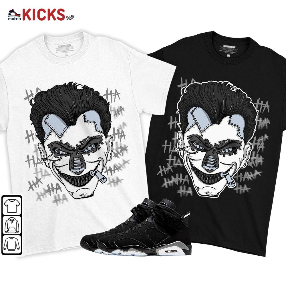 Supervillain 90s Sneaker Shirt Match Black Chrome 6s, Jordan 6 Black Chrome MKO T-Shirt