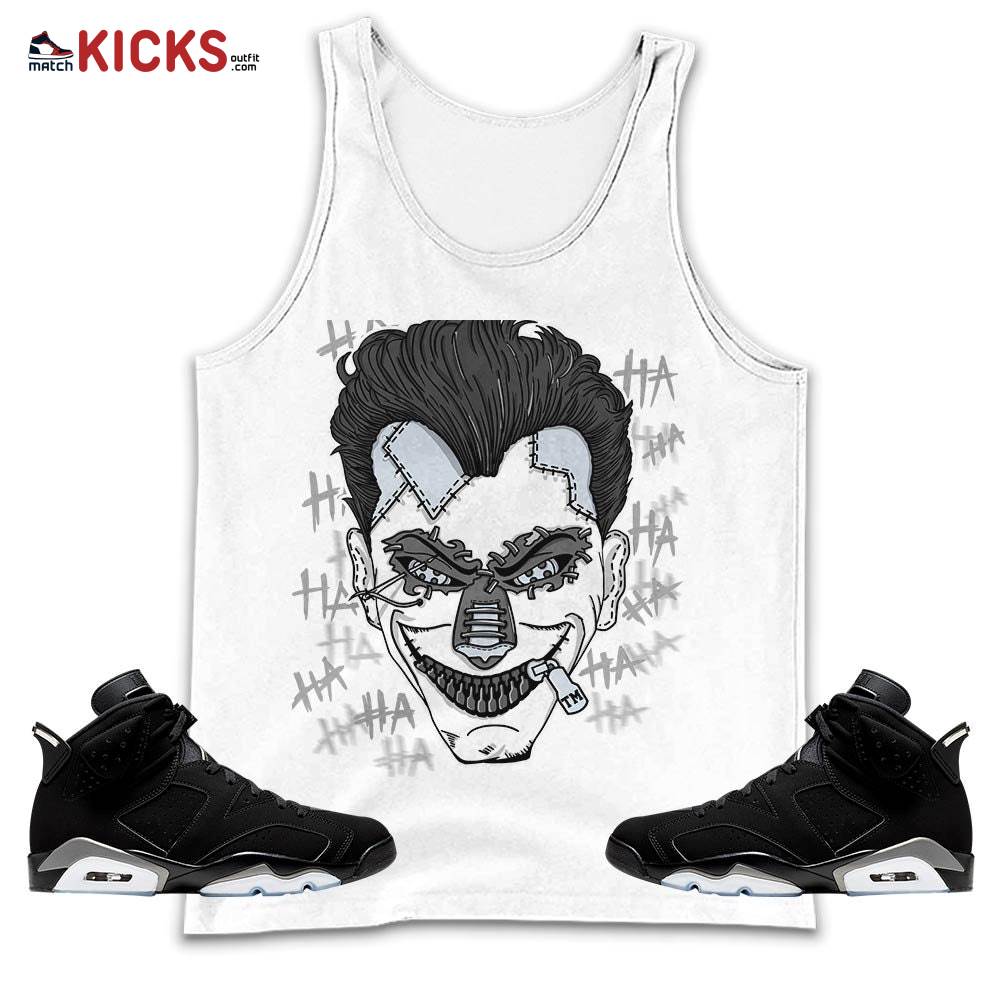 Supervillain 90s Sneaker Shirt Match Black Chrome 6s, Jordan 6 Black Chrome MKO Tank Top Supervillain 90s Sneaker Shirt Match Black Chrome 6s, Jordan 6 Black Chrome MKO Tank Top