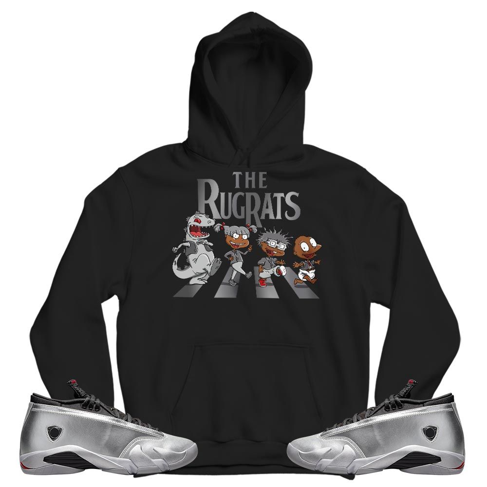 The Cartoon 90s Sneaker Shirt Match 14 Low Metallic Silver, Jordan 14 Metallic Silver MKO T-Shirt
