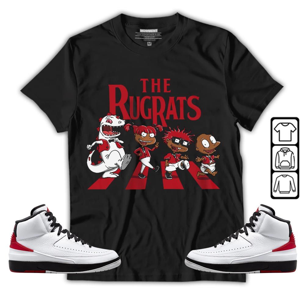 The Cartoon 90s Sneaker Shirt Match 2 Chicago Varsity Red, Jordan Retro 2 Chicago MKO T-Shirt The Cartoon 90s Sneaker Shirt Match 2 Chicago Varsity Red, Jordan Retro 2 Chicago MKO T-Shirt