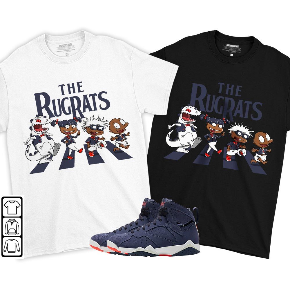The Cartoon 90s Sneaker Shirt Match 7 Neutral Indigo, Jordan 7 Quai 54 MKO T-Shirt The Cartoon 90s Sneaker Shirt Match 7 Neutral Indigo, Jordan 7 Quai 54 MKO T-Shirt