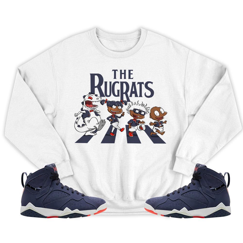 The Cartoon 90s Sneaker Shirt Match 7 Neutral Indigo, Jordan 7 Quai 54 MKO T-Shirt The Cartoon 90s Sneaker Shirt Match 7 Neutral Indigo, Jordan 7 Quai 54 MKO T-Shirt