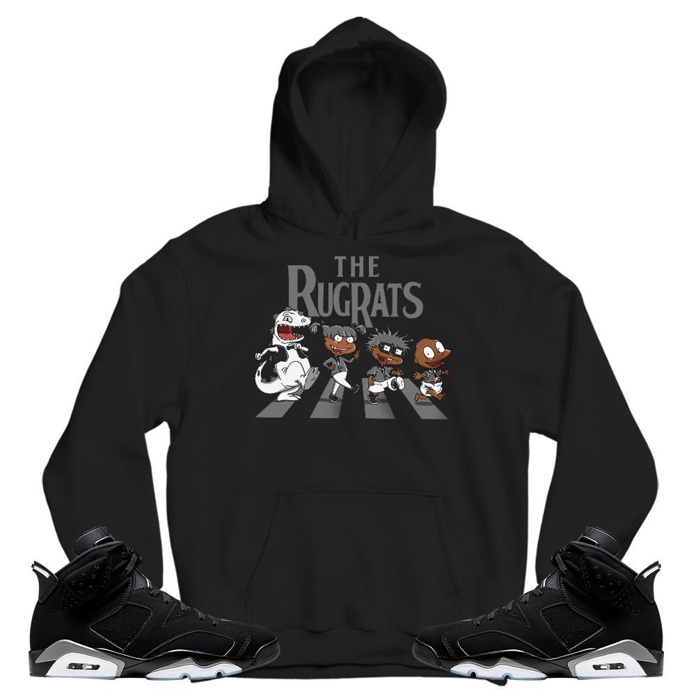 The Cartoon 90s Sneaker Shirt Match Black Chrome 6s, Jordan 6 Black Chrome MKO T-Shirt
