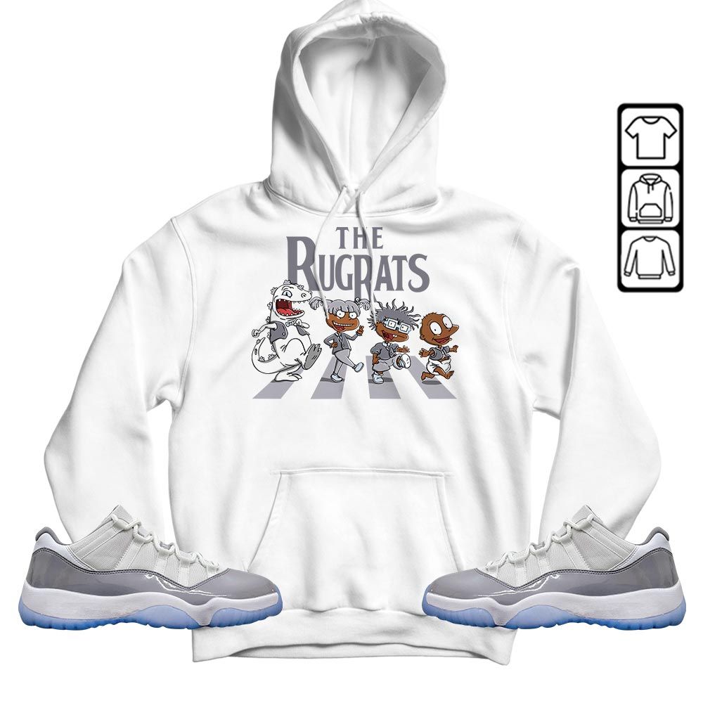 The Cartoon 90s Sneaker Shirt Match Cement Grey 11s, Jordan 11 Low Cement Grey MKO T-Shirt