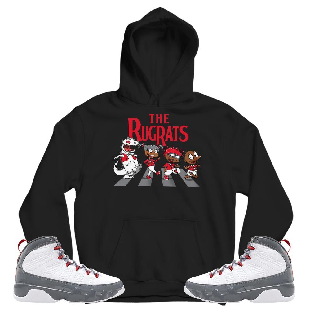 The Cartoon 90s Sneaker Shirt Match Fire Red 9s, Jordan 9 Retro Fire Red MKO T-Shirt
