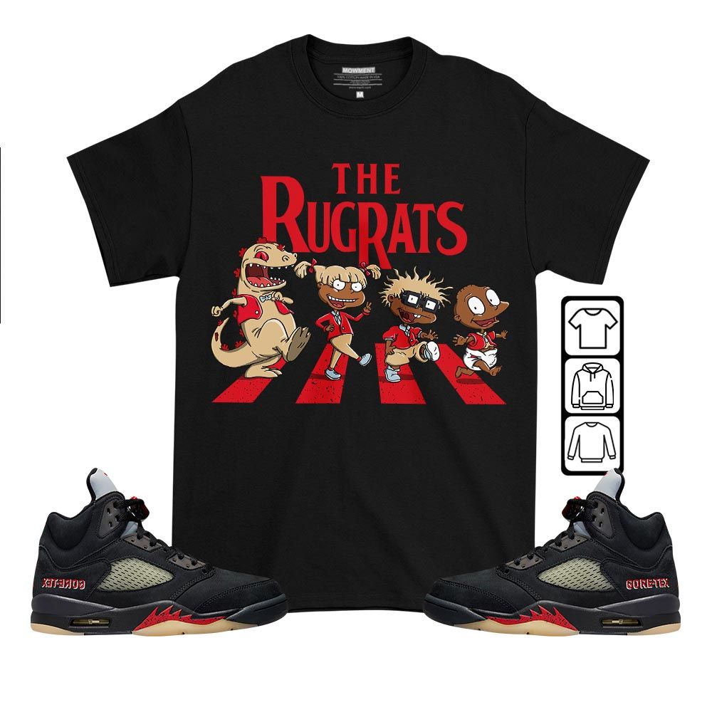 The Cartoon 90s Sneaker Shirt Match Gore-Tex 5s, Jordan 5 GORE-TEX Off Noir MKO T-Shirt The Cartoon 90s Sneaker Shirt Match Gore-Tex 5s, Jordan 5 GORE-TEX Off Noir MKO T-Shirt